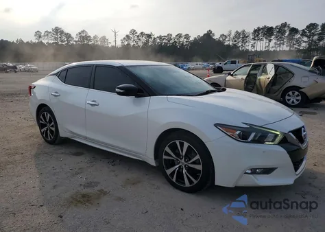 2018 Nissan Maxima 3.5S z USA, uszkodzony, nr VIN 1N4AA6APXJC380695